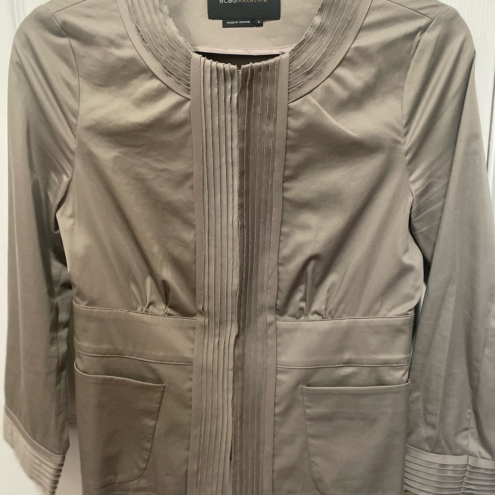 BCBGMaxAzria Women's Taupe Blazer